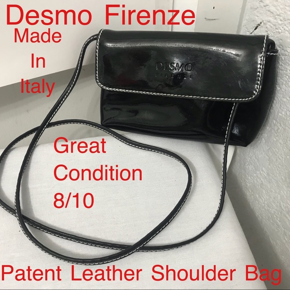 Desmo Firenze patent leather shoulder bag - Picture 1 of 3